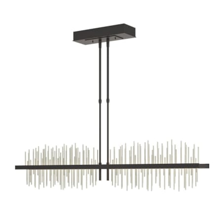 A large image of the Hubbardton Forge 139655-STANDARD Black / Sterling