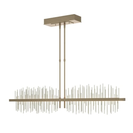 A large image of the Hubbardton Forge 139655-STANDARD Soft Gold / Sterling
