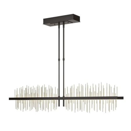 A large image of the Hubbardton Forge 139655-STANDARD Oil Rubbed Bronze / Sterling