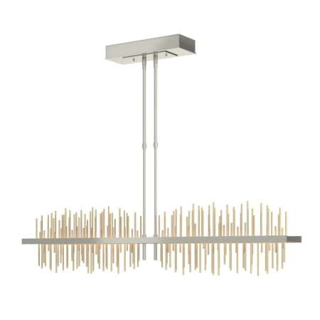 A large image of the Hubbardton Forge 139655-STANDARD Sterling / Modern Brass