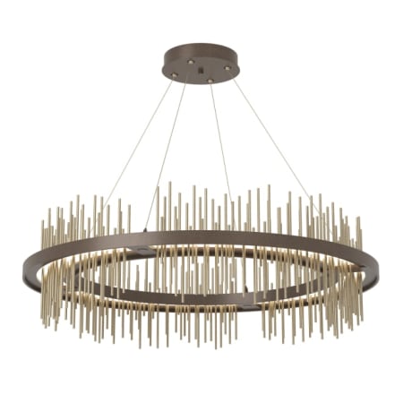 A large image of the Hubbardton Forge 139656-STANDARD Bronze / Soft Gold