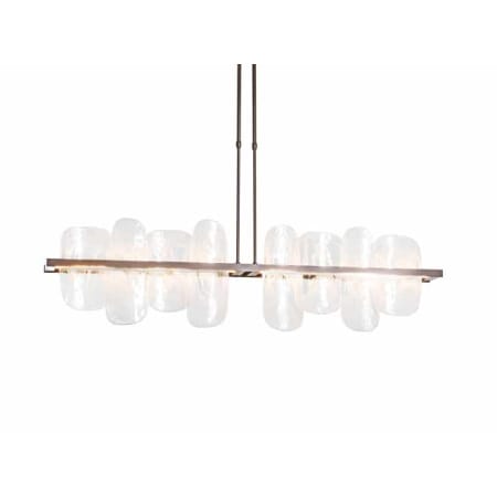 A large image of the Hubbardton Forge 139661-STANDARD Bronze / White Swirl
