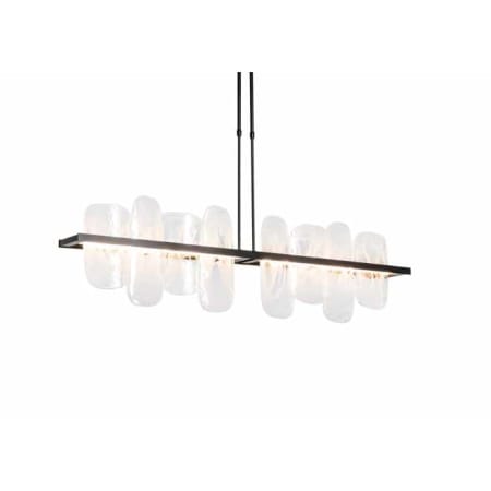A large image of the Hubbardton Forge 139661-STANDARD Black / White Swirl