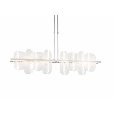 A large image of the Hubbardton Forge 139661-STANDARD Vintage Platinum / White Swirl