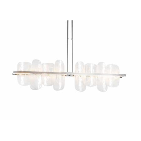 A large image of the Hubbardton Forge 139661-STANDARD Sterling / White Swirl