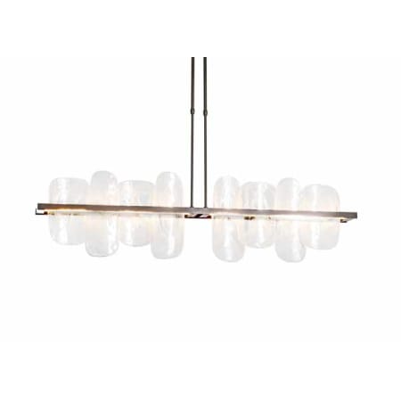 A large image of the Hubbardton Forge 139661-STANDARD Oil Rubbed Bronze / White Swirl