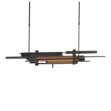 A large image of the Hubbardton Forge 139721-SHORT Black / Dark Smoke