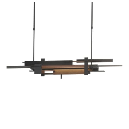A large image of the Hubbardton Forge 139721-SHORT Black / Natural Iron