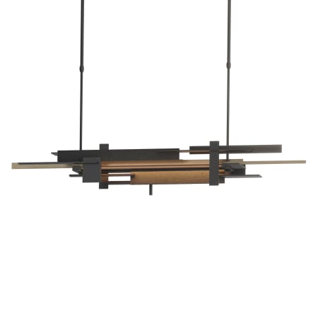 A large image of the Hubbardton Forge 139721-LONG Black / Soft Gold
