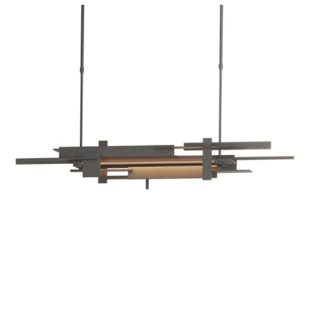 A large image of the Hubbardton Forge 139721-SHORT Natural Iron / Dark Smoke