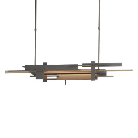 A large image of the Hubbardton Forge 139721-SHORT Natural Iron / Soft Gold