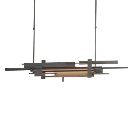 A large image of the Hubbardton Forge 139721-LONG Natural Iron / Black