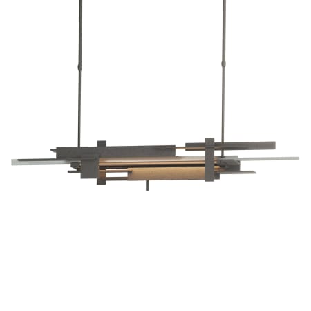A large image of the Hubbardton Forge 139721-LONG Natural Iron / Vintage Platinum