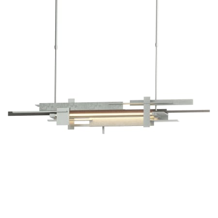 A large image of the Hubbardton Forge 139721-LONG Vintage Platinum / Natural Iron