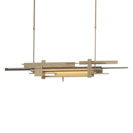 A large image of the Hubbardton Forge 139721-LONG Soft Gold / Natural Iron
