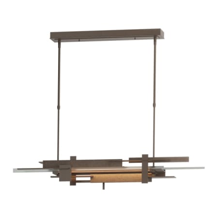 A large image of the Hubbardton Forge 139721 Bronze / Vintage Platinum