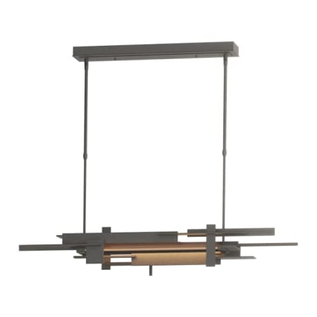A large image of the Hubbardton Forge 139721 Natural Iron / Dark Smoke