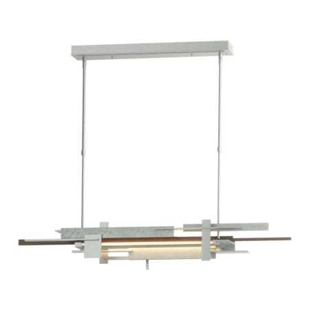 A large image of the Hubbardton Forge 139721 Vintage Platinum / Bronze