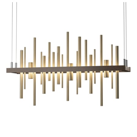 A large image of the Hubbardton Forge 139725-STANDARD Bronze / Soft Gold