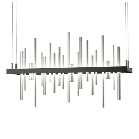 A large image of the Hubbardton Forge 139725-STANDARD Black / Vintage Platinum