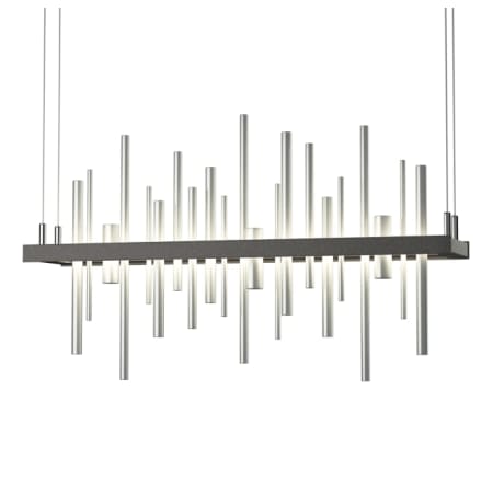 A large image of the Hubbardton Forge 139725-STANDARD Natural Iron / Vintage Platinum