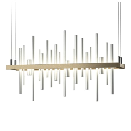 A large image of the Hubbardton Forge 139725-STANDARD Soft Gold / Vintage Platinum