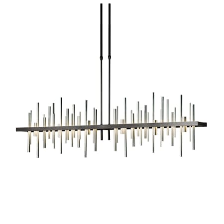 A large image of the Hubbardton Forge 139726-STANDARD Dark Smoke / Sterling