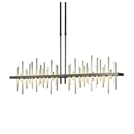 A large image of the Hubbardton Forge 139726-STANDARD Oil Rubbed Bronze / Modern Brass