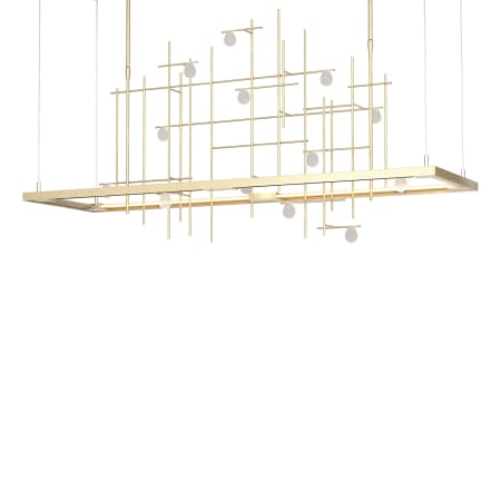 A large image of the Hubbardton Forge 139752-LONG Soft Gold / Bubble