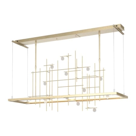 A large image of the Hubbardton Forge 139752-STANDARD Soft Gold / Bubble