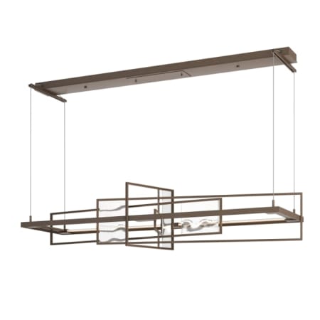 A large image of the Hubbardton Forge 139754-STANDARD Bronze / Aqualite