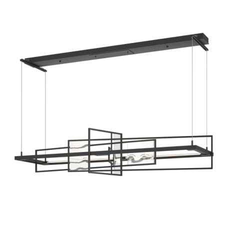 A large image of the Hubbardton Forge 139754-STANDARD Black / Aqualite
