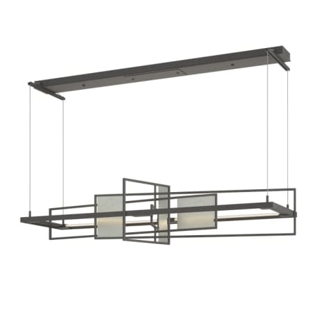 A large image of the Hubbardton Forge 139754-STANDARD Natural Iron / Vintage Platinum