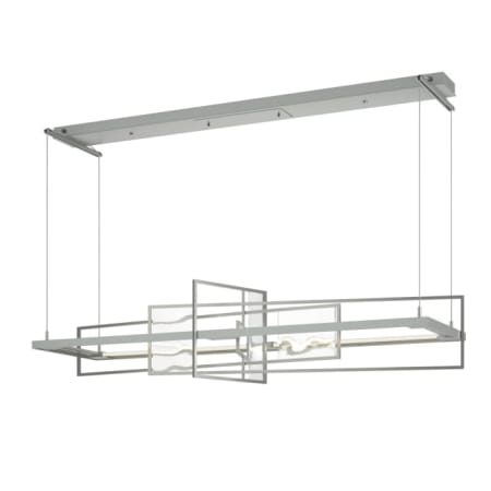 A large image of the Hubbardton Forge 139754-STANDARD Vintage Platinum / Aqualite
