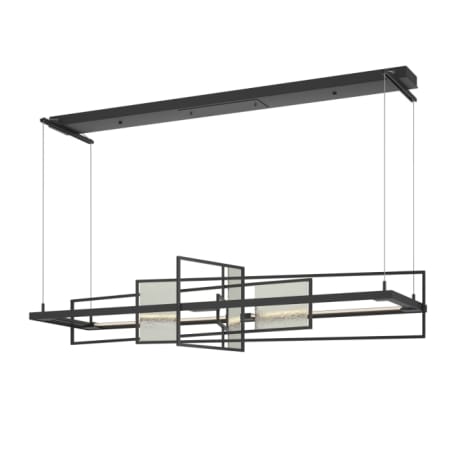 A large image of the Hubbardton Forge 139754-STANDARD Black / Sterling