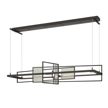 A large image of the Hubbardton Forge 139754-STANDARD Oil Rubbed Bronze / Sterling