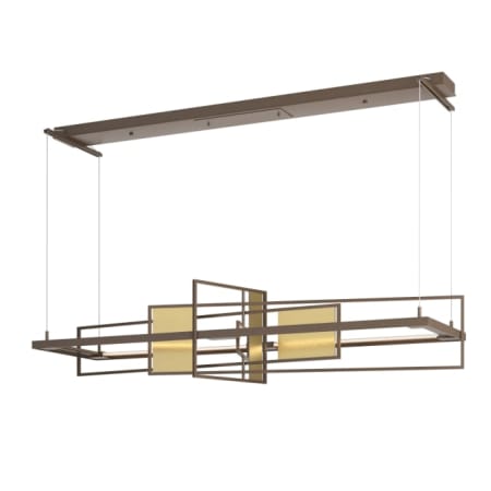 A large image of the Hubbardton Forge 139754-STANDARD Bronze / Modern Brass