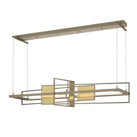 A large image of the Hubbardton Forge 139754-STANDARD Soft Gold / Modern Brass