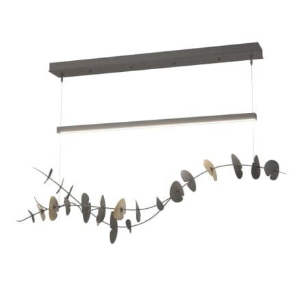 A large image of the Hubbardton Forge 139812-STANDARD Natural Iron / Modern Brass