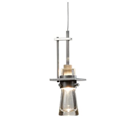 A large image of the Hubbardton Forge 161060-STANDARD Vintage Platinum / Clear