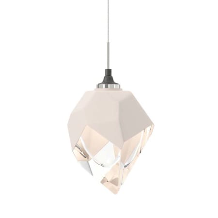 A large image of the Hubbardton Forge 161188 Natural Iron / White