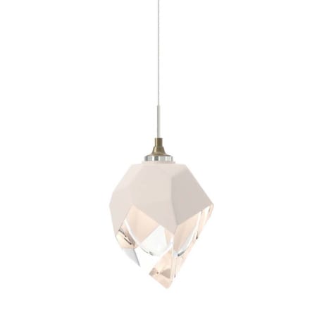 A large image of the Hubbardton Forge 161188 Soft Gold / White