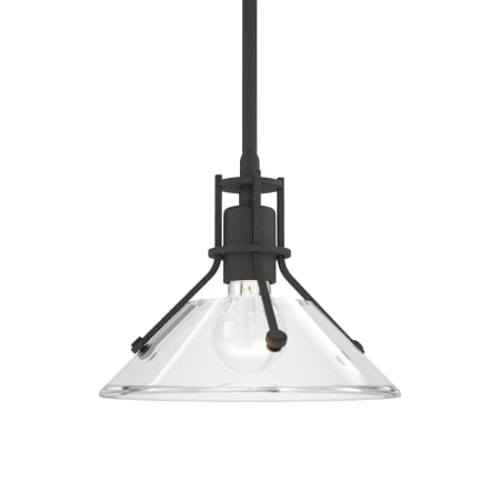 A large image of the Hubbardton Forge 184253 Natural Iron / Clear