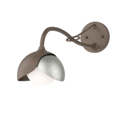 A large image of the Hubbardton Forge 201377 Bronze / Sterling / Opal