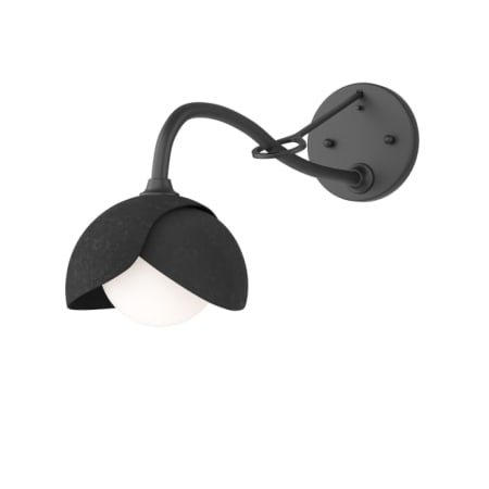 A large image of the Hubbardton Forge 201377 Black / Black / Opal