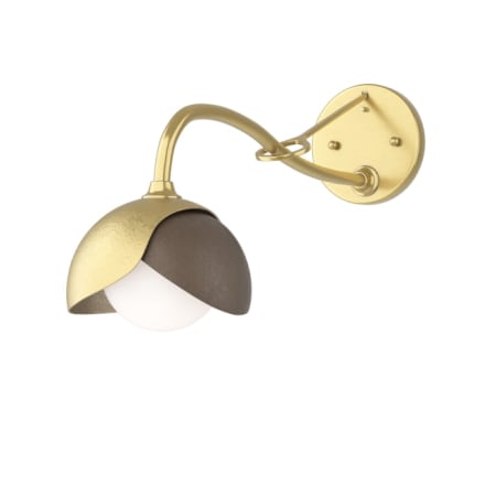 A large image of the Hubbardton Forge 201377 Modern Brass / Bronze / Opal