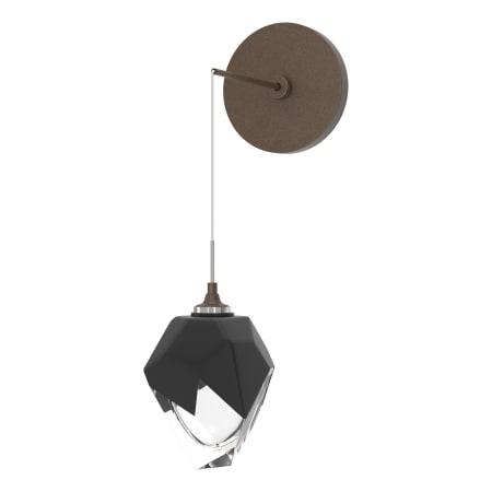 A large image of the Hubbardton Forge 201397 Bronze / Black / Clear