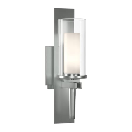 A large image of the Hubbardton Forge 204301 Vintage Platinum / Clear