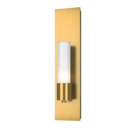 A large image of the Hubbardton Forge 204420 Modern Brass / Opal