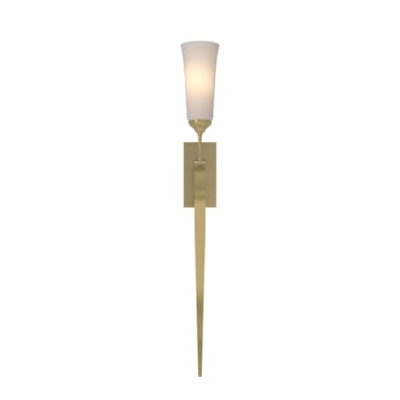 A large image of the Hubbardton Forge 204529 Modern Brass / Opal